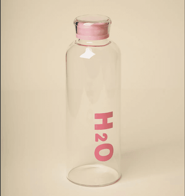 H20 গ্লাস ওয়াটার বোতল ৮০০ মি.লি.