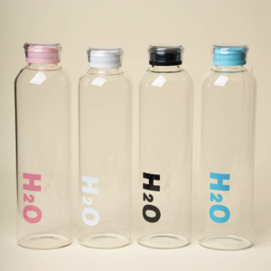 H20 গ্লাস ওয়াটার বোতল ১০০০ মি.লি.