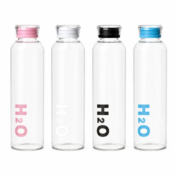 H20 গ্লাস ওয়াটার বোতল ১০০০ মি.লি.