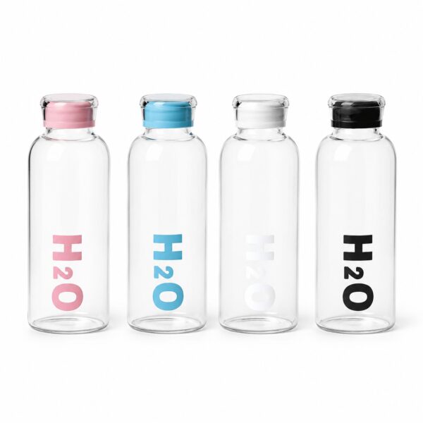 H20 গ্লাস ওয়াটার বোতল ৭৫০ মি.লি.