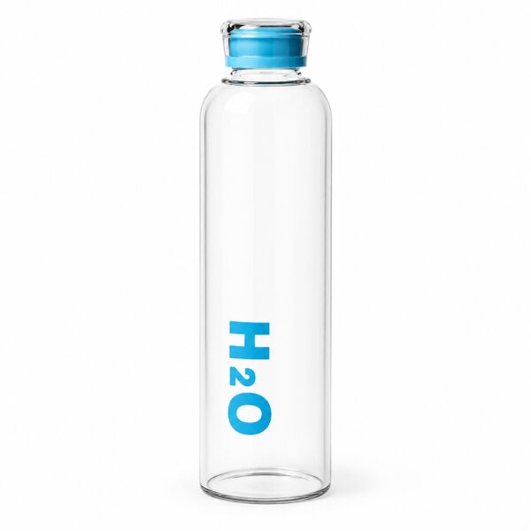 H20 গ্লাস ওয়াটার বোতল ১০০০ মি.লি.
