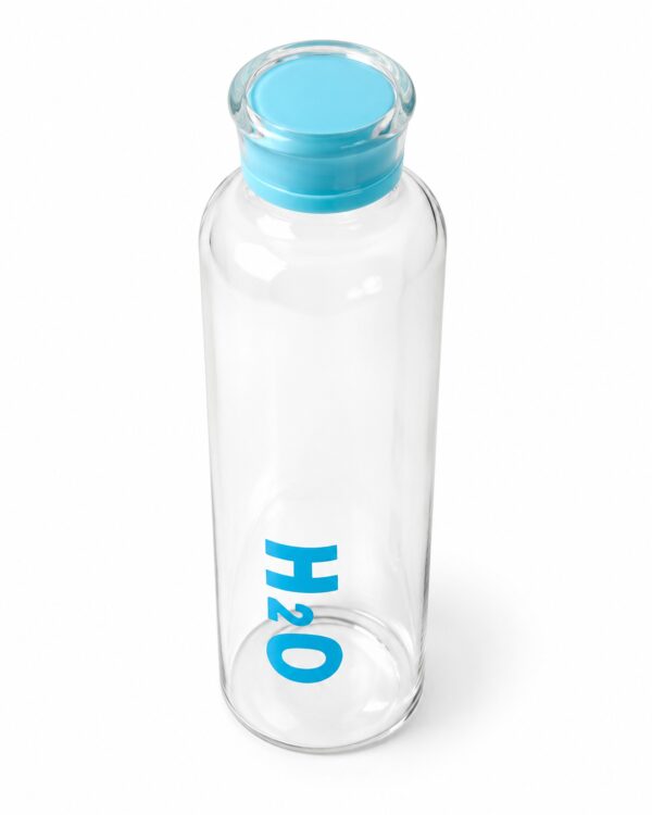 H20 গ্লাস ওয়াটার বোতল ১০০০ মি.লি.