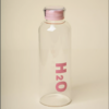 pink H20 গ্লাস ওয়াটার বোতল ৮০০ মি.লি.
