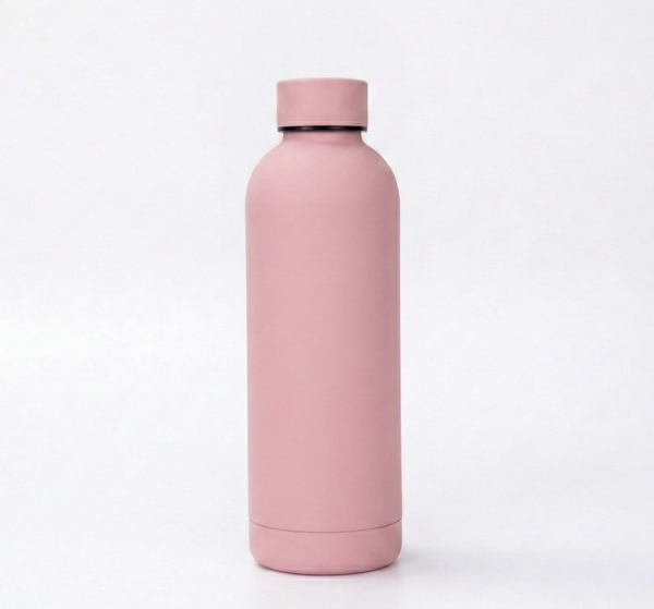 pink ৫০০ মি.লি. স্টেইনলেস স্টিল ভ্যাকুয়াম ওয়াটার বোতল