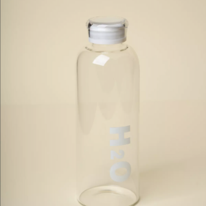 H20 গ্লাস ওয়াটার বোতল ৮০০ মি.লি. - White