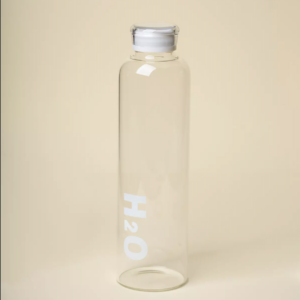 H20 গ্লাস ওয়াটার বোতল ১০০০ মি.লি. - White