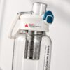 1.5L Borosilicate Glass Drinking Bottle with Straw & Removable Filter