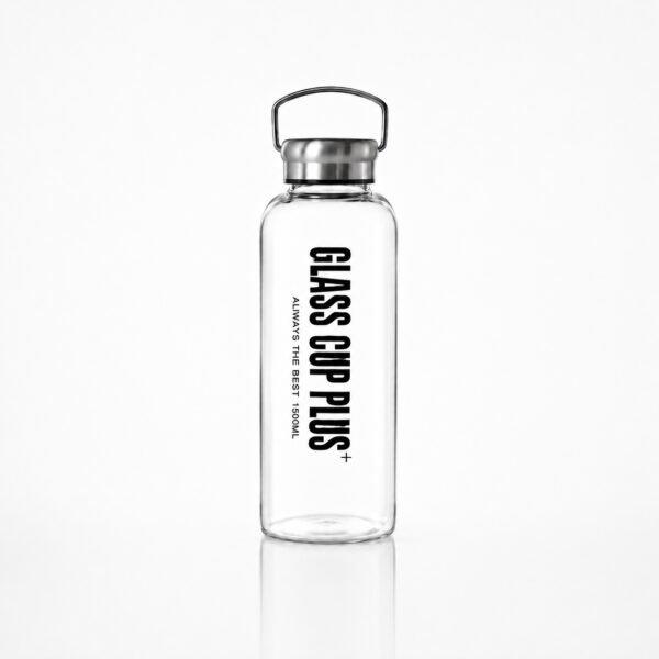 Borosilicate Glass Water Bottle (1L, 1.5L & 2L)
