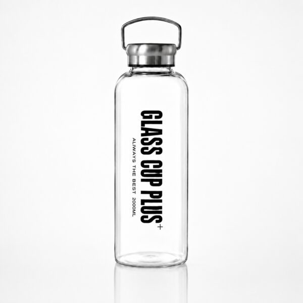 Borosilicate Glass Water Bottle (1L, 1.5L & 2L)