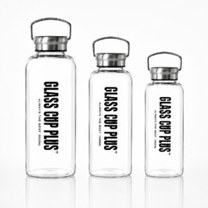 Borosilicate Glass Water Bottle (1L, 1.5L & 2L)