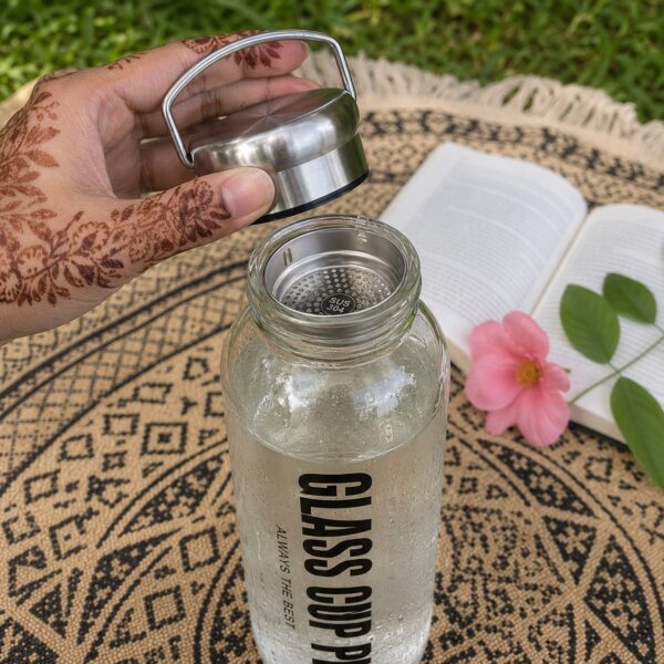Borosilicate Glass Water Bottle (1L, 1.5L & 2L)